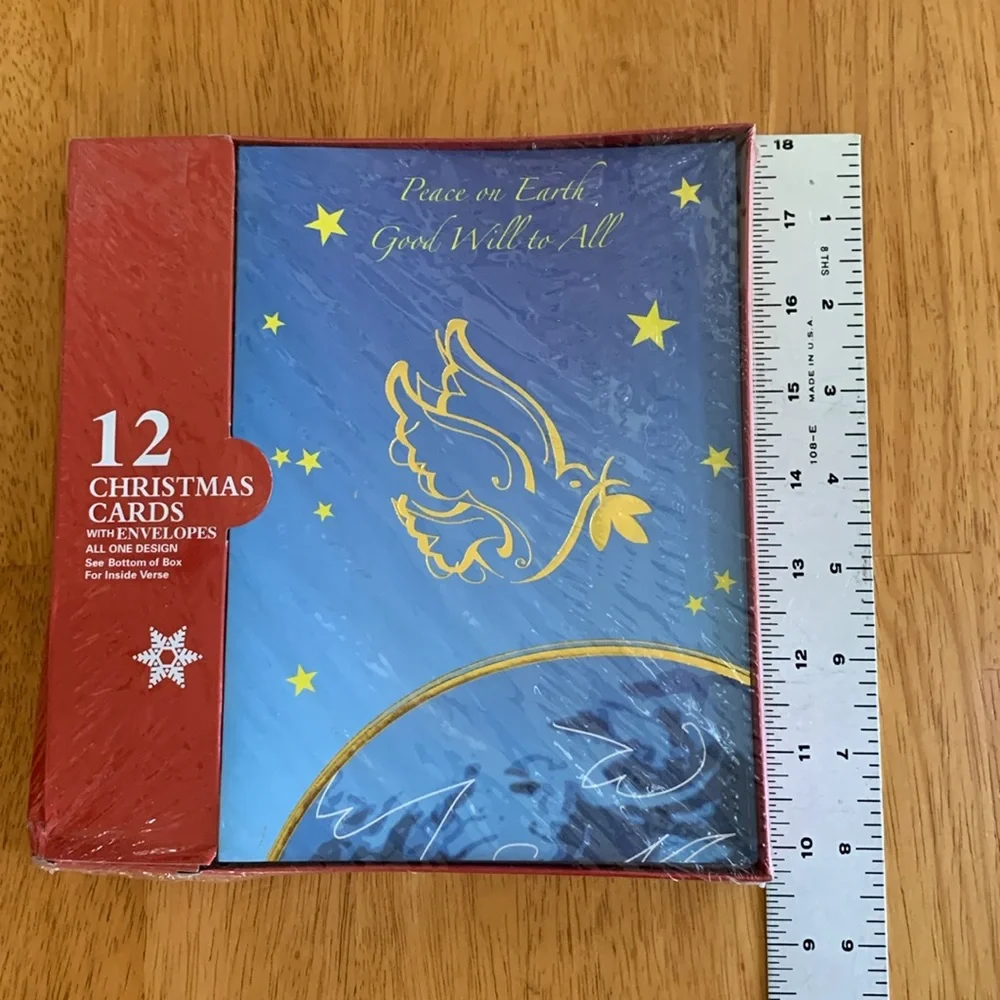 🛑 New Christmas Holiday Greeting Cards Peace on Earth